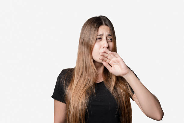 istock Young woman yawning 1200322688