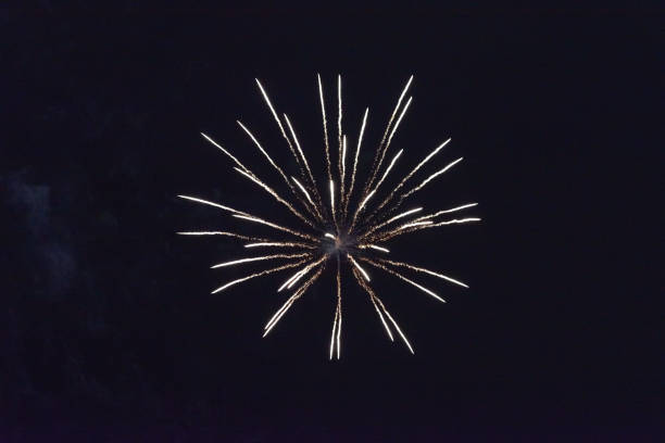 istock A flash of fireworks against a dark sky. 1200327353