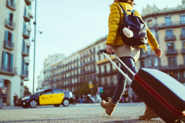 istock Tourist visiting Barcelona 1200330047
