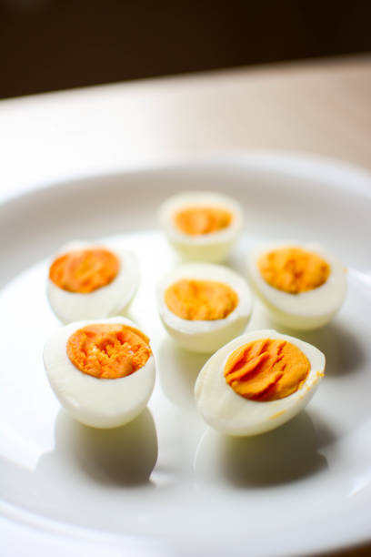 istock Breakfast, Boiled Egg, Slice of Food, Cutting 1200341881