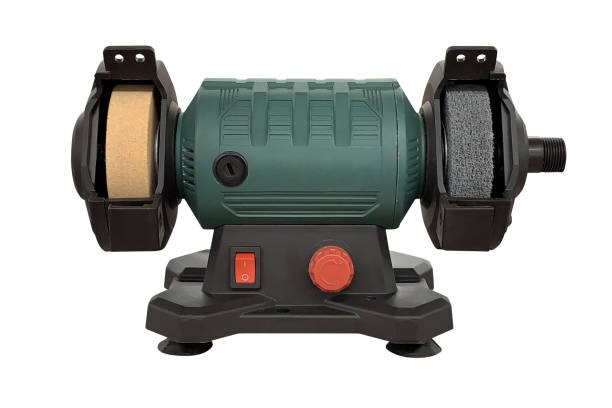istock green bench grinder isolated on white background 1200342524