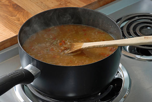 istock Pot of Chicken Gumbo 120035669