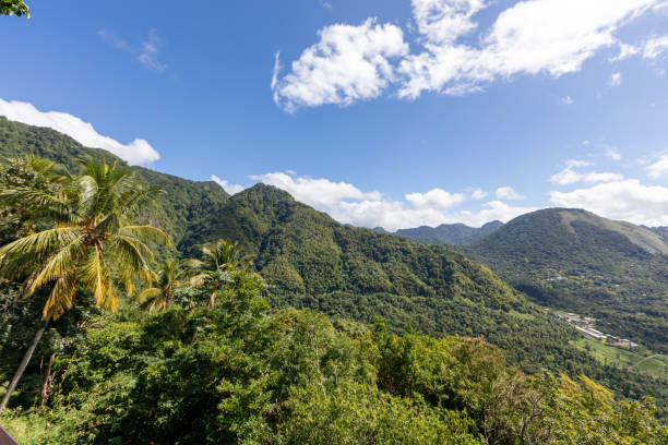 istock Soufriere, Saint Lucia, West Indies - View to the mountains 1200358406