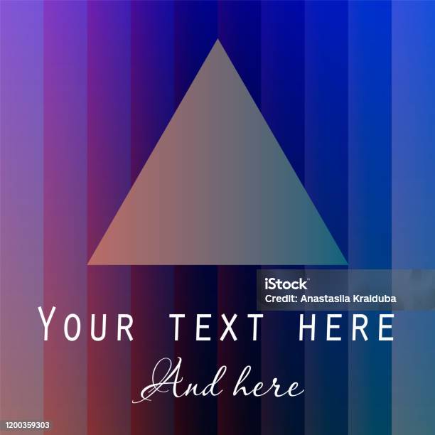 Pack Design Idea In Muted Colors Light Triangle On Gradient Lines ...
