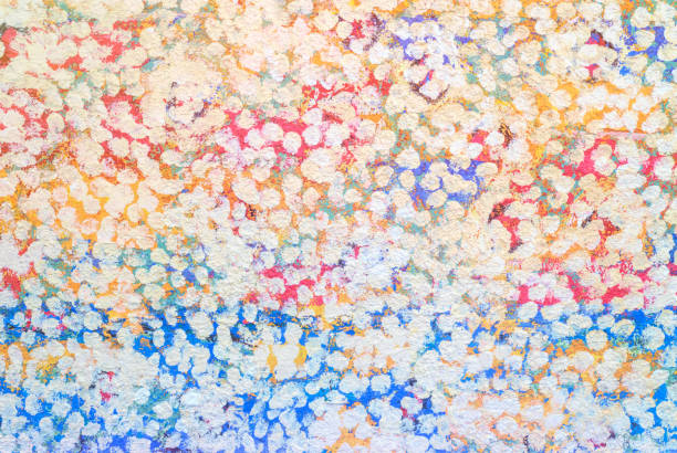 Hand painted, Acrylic And Oil On Canvas,\n\nThis abstract background was hand painted in studio by my self.