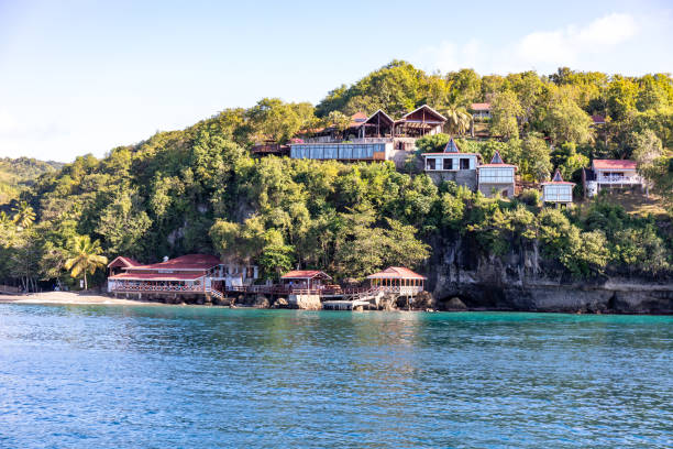 istock Anse la Raye, Saint Lucia, West Indies - Resort on Anse Cochon beach 1200360637
