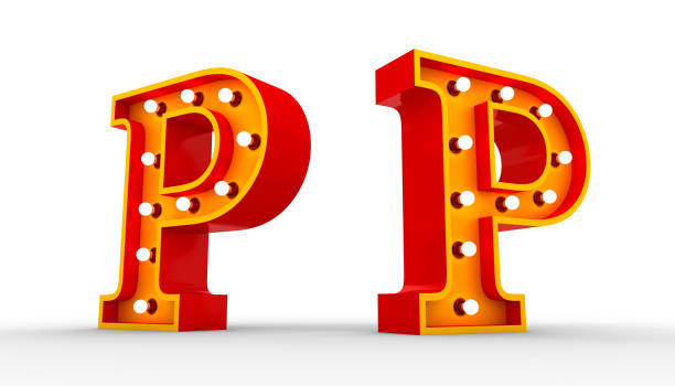 istock Red alphabet light bulb 3d rendering on white background with Clipping path ready to use. 1200360869