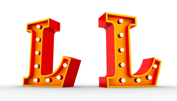 istock Red alphabet light bulb 3d rendering on white background with Clipping path ready to use. 1200360887