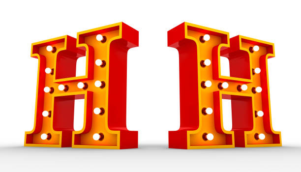 istock Red alphabet light bulb 3d rendering on white background with Clipping path ready to use. 1200360902