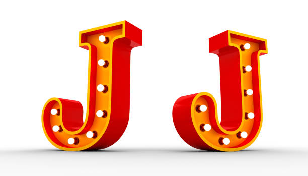 istock Red alphabet light bulb 3d rendering on white background with Clipping path ready to use. 1200360911