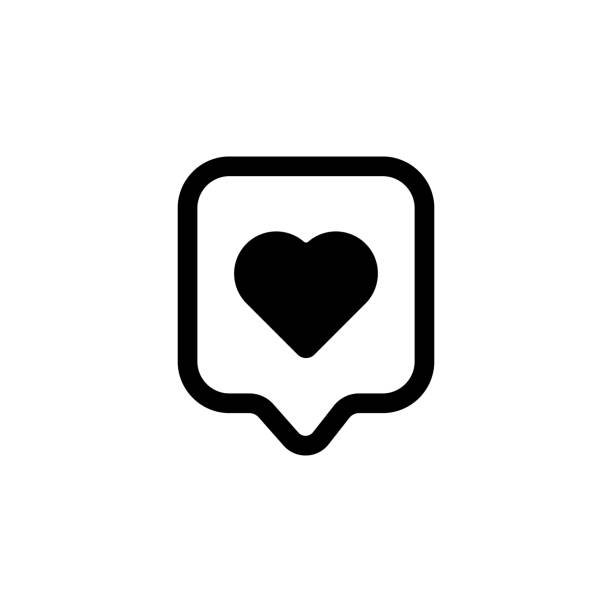 ilustrações de stock, clip art, desenhos animados e ícones de heart icon logo. heart icon sign. heart icon flat. heart icon design. - valentines day gift white background gift box
