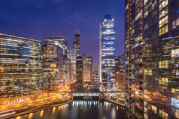 istock Chicago, Illinois USA Skyline on the River 1200365050