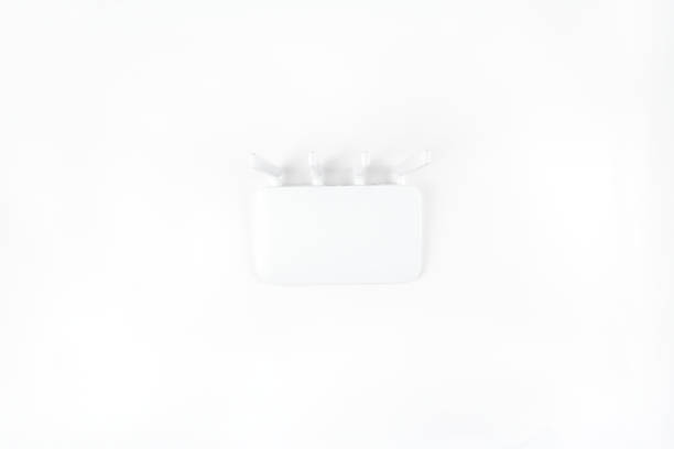 istock WiFi Router top view isolated on white background 1200365106