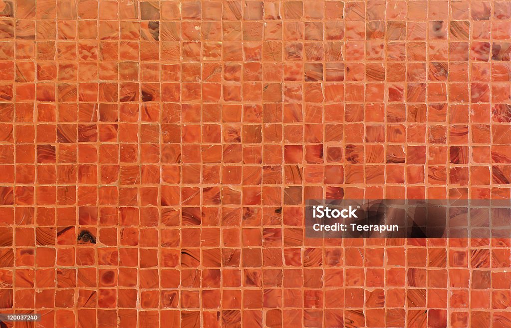 Красный мозаичной плиткой - Стоковые фото Без людей роялти-фри