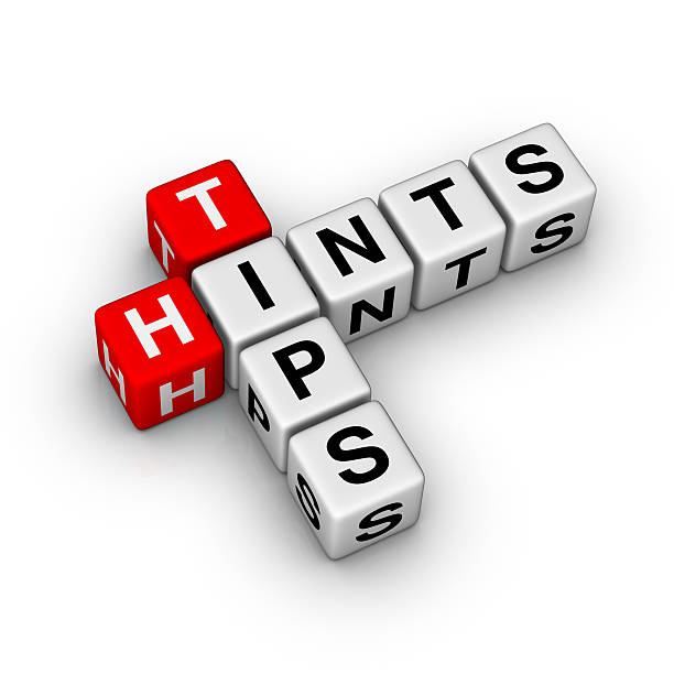 istock A crossword puzzle with the words hints and tips 120037325
