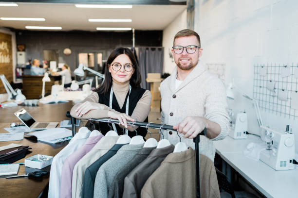 istock Team of tailors in workshop 1200380952