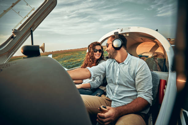 istock Boyfriend with girlfriend prepare to take off on a vocation 1200383627