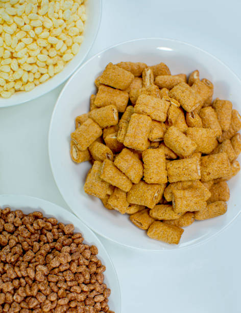 istock Top view of Cereals types in a cup. Breakfast Concept 1200386777