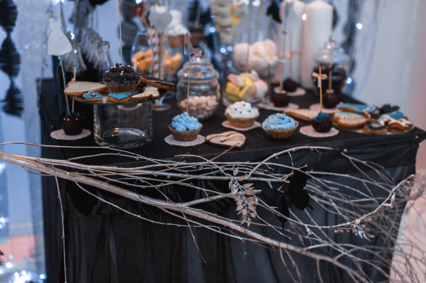 istock Candy bar on wedding ceremony with a lot of different candies an 1200387724