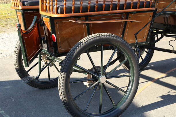 istock Fragment of a beautiful stagecoach close up 1200391207