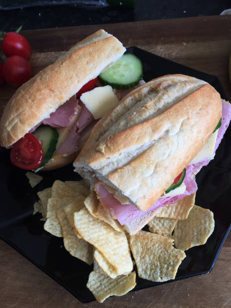 istock Ham Salad Baguette With Cheese 1200403414