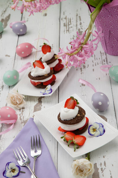 istock Strawberry Chocolate Napoleons 1200404785