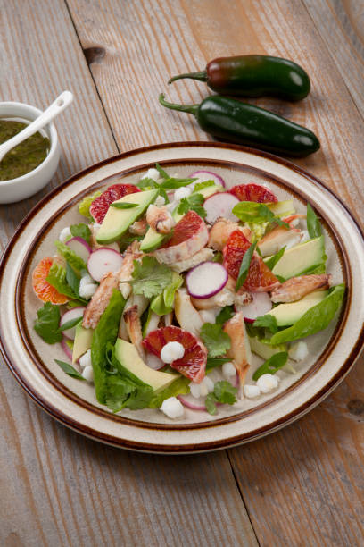 istock Blood Orange Crab Posole Salad 1200404811