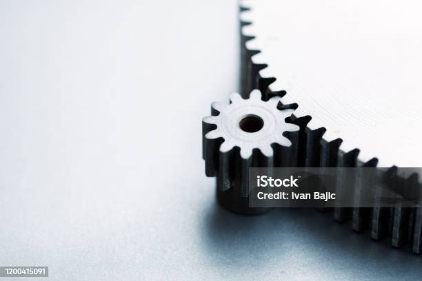 Big And Small Gear Stock Photo - Download Image Now - Small, Gear - Mechanism, Large