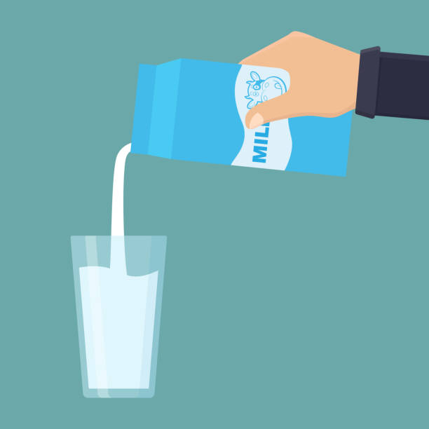 Vaso De Leche Vectores Libres de Derechos - iStock Vaso De Leche Vectores Libres de Derechos - iStock