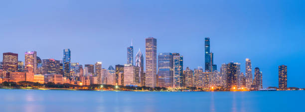 istock Chicago, Illinois, USA Lake Skyline 1200432486