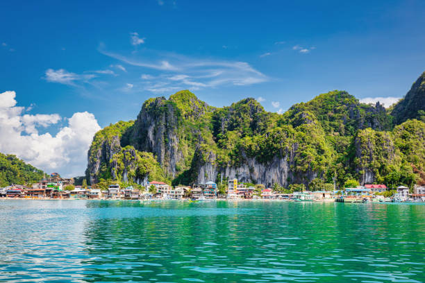 El Nido Harbor Waterfront Palawan Phillippines
