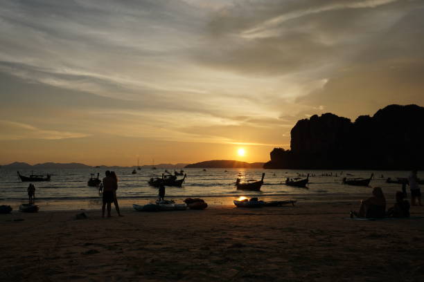 Thailand Beautiful Krabi Beach stock photo