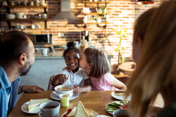 istock Young Family having Breakfast 1200438712