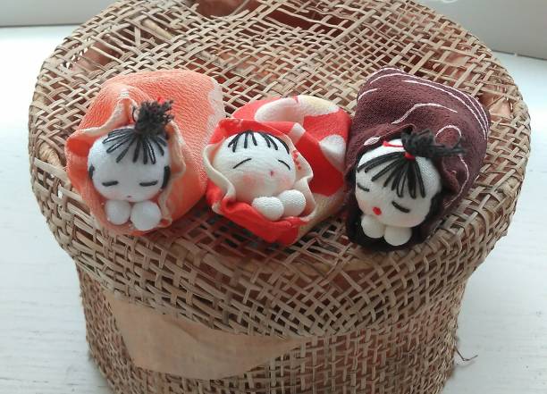istock Japanese small baby dolls 1200444613