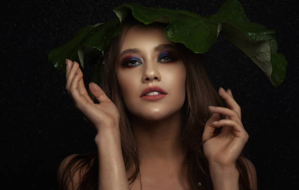 istock Exoticism and sensuality in colors and leaves 1200449595
