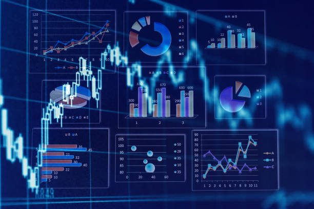 istock Business consept image Financial graphs 1200453118