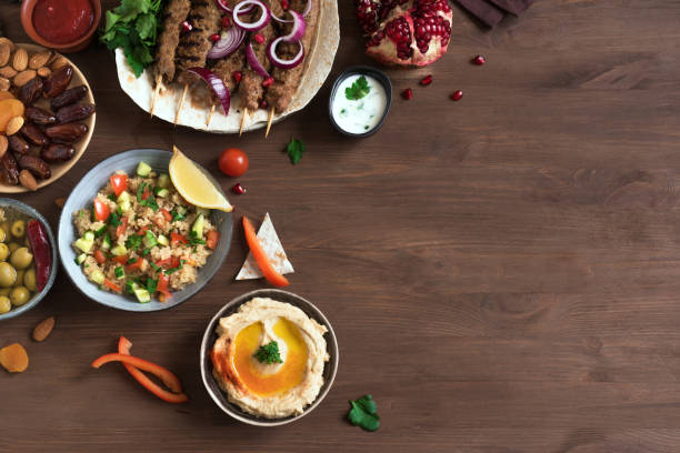 istock Arabic and Middle Eastern food 1200458745