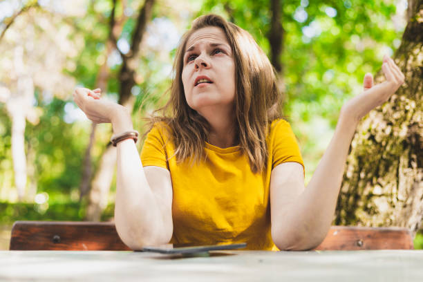 istock Woman with a questioning attitude 1200464846