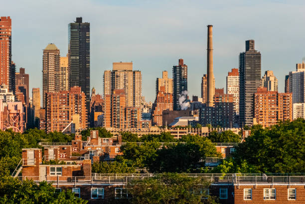 Astoria and Long Island City view of Upper east side of Manhattan