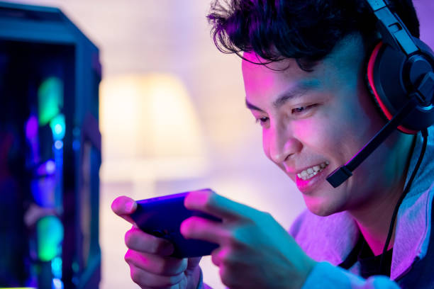 istock cybersport gamer win the game 1200466133