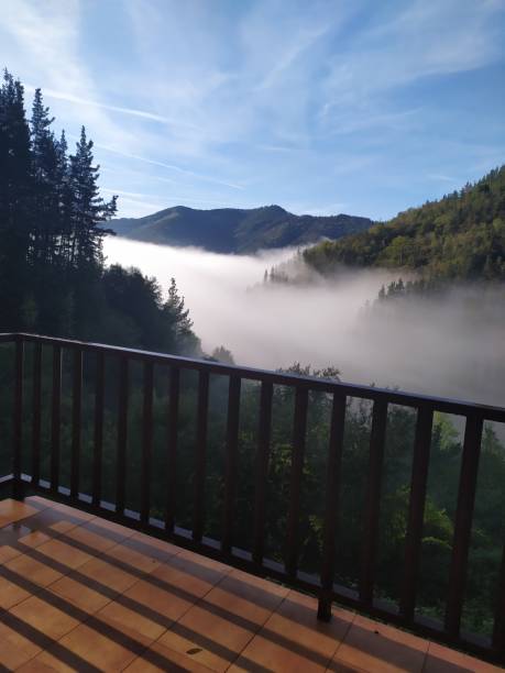 istock fog on the beautiful mountain 1200468397