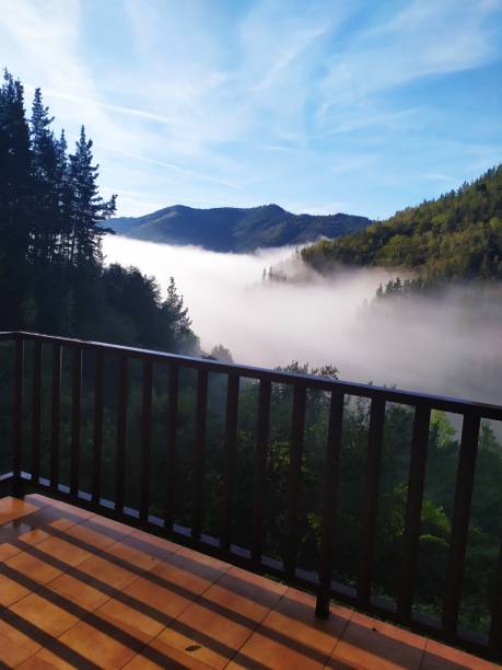 istock fog on the beautiful mountain 1200468405