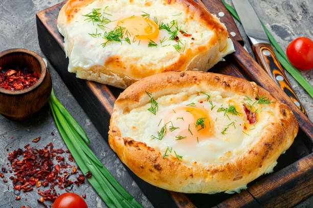istock Khachapuri - Georgian dish 1200472635