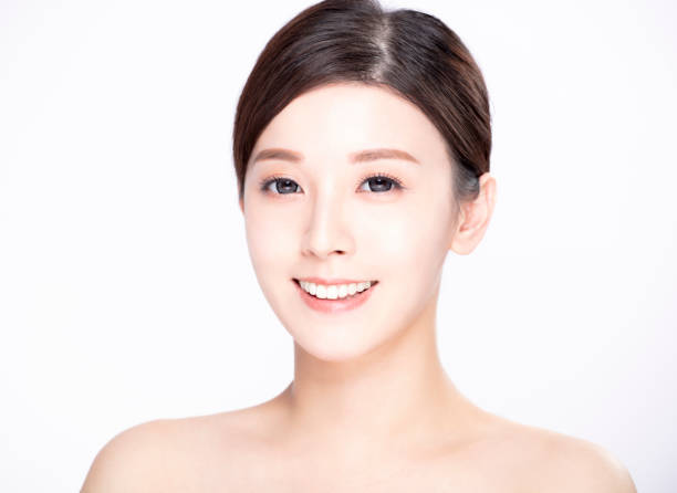 istock closeup young beauty  with clean fresh skin 1200484544