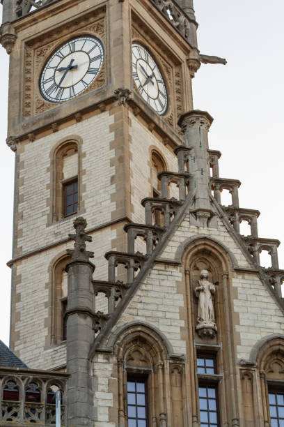 istock Former Post Office clock tower, Ghent, Belgium 1200485238