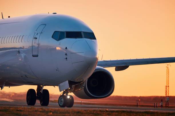 istock Airplane on airport runway 1200487357