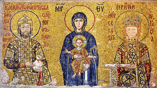 istock Virgin Mary holding the Christ Child 120049203