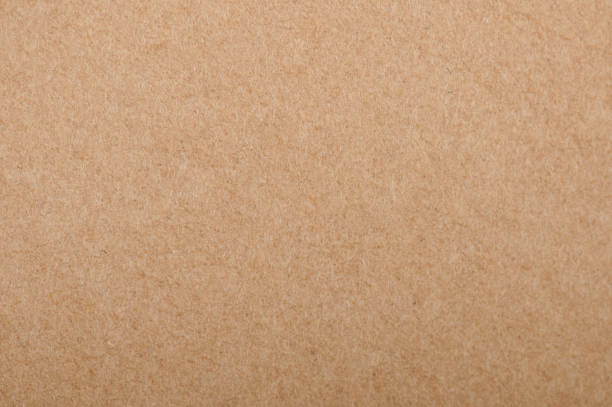 flat brown color carton background - brown paper imagens e fotografias de stock