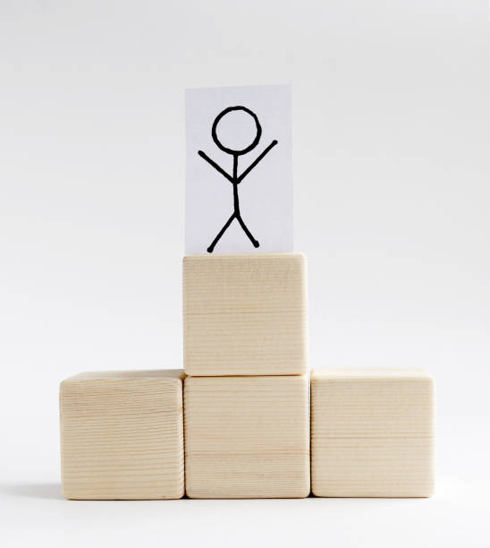 istock Lucky winner on the podium 1200497472