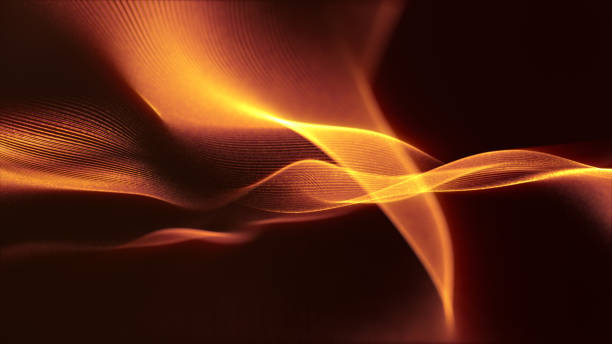 istock Defocus mysterious sparkling illuminated line particles background 1200498768